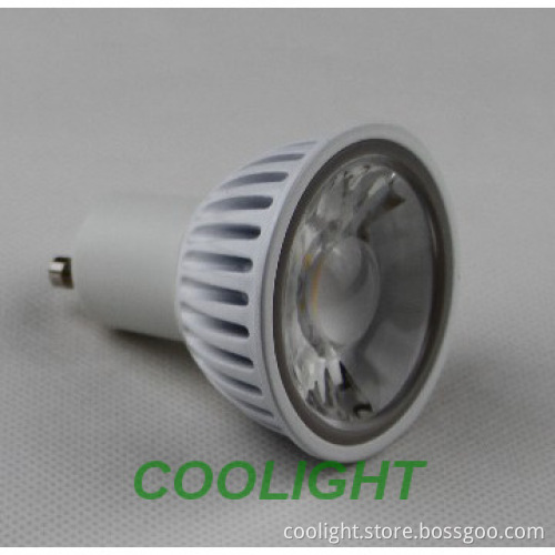 38 degree bean angle COB Dimming 6w 500lm led spot bulb